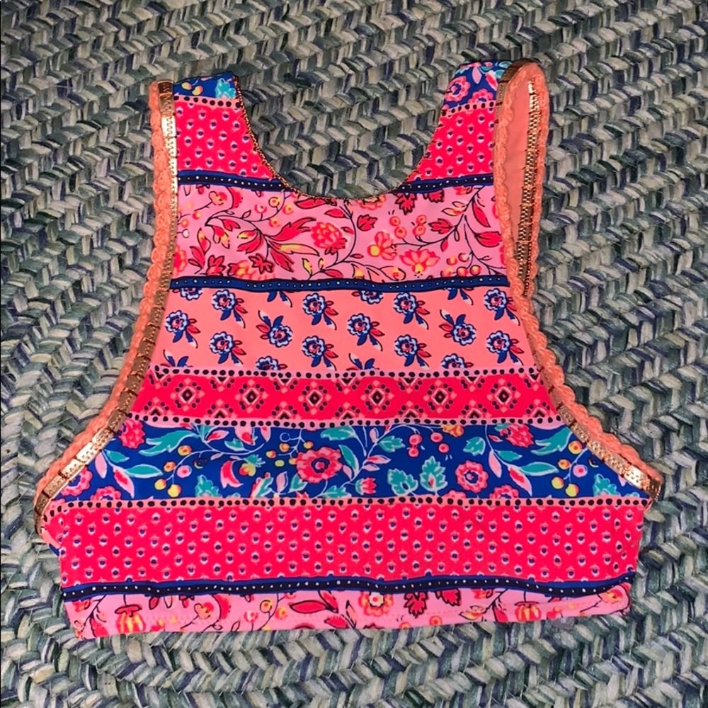 Aerie XS High Neck Bikini Top